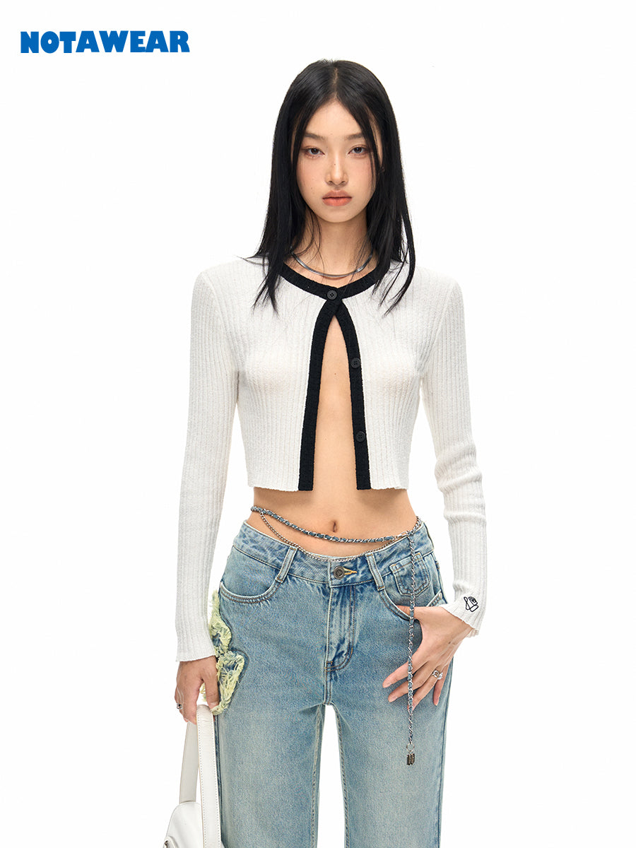 Summer-Knit Mermaid Tight Chic Cardigan&One-Piece
