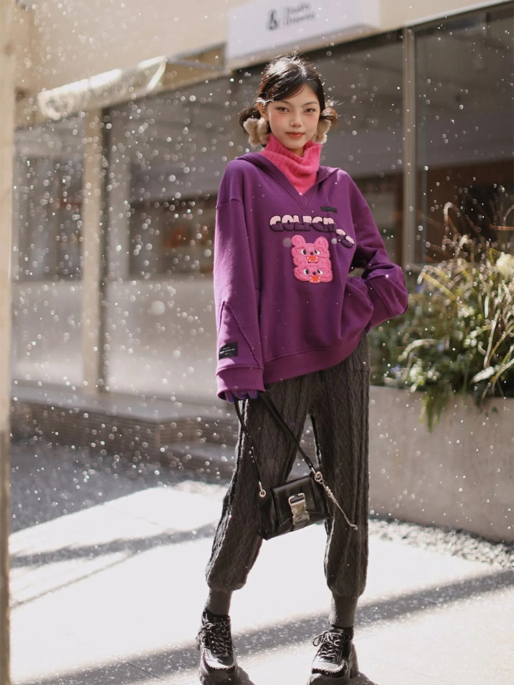 Nichi Rare Sweat Parka&Knit Short-Patns