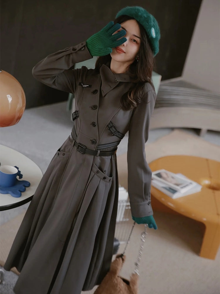 Nichi Knit Vest&One-piece Set-up