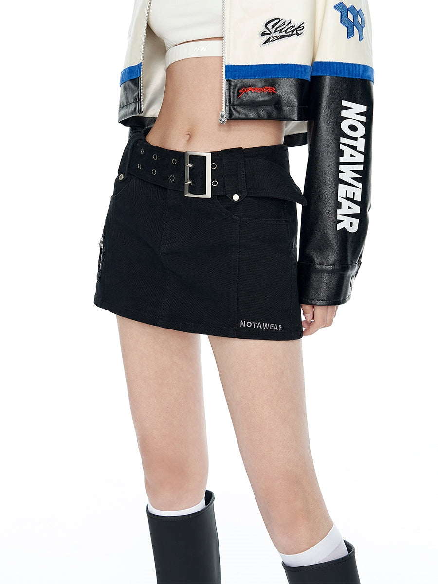 Denim Anti-glare Skirt