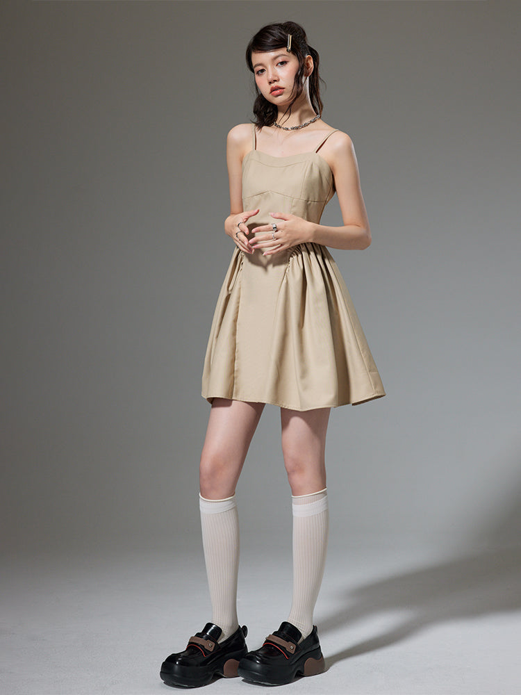 Plain Trench Ribbon Jacket&One-piece