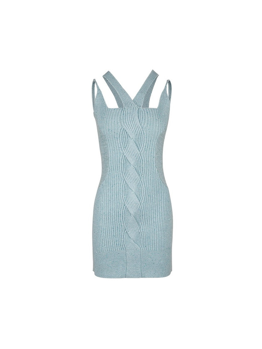 Tie-Dye Refreshing Chic Knit-One-Piece&Long-Skirt