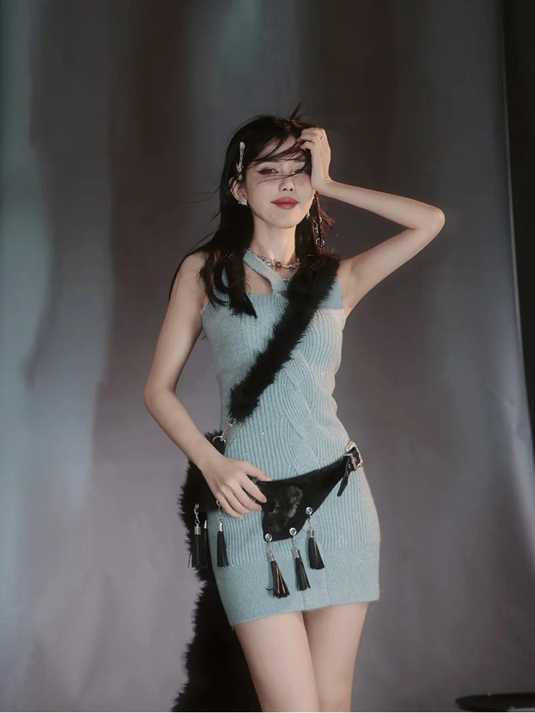 Tie-Dye Refreshing Chic Knit-One-Piece&Long-Skirt