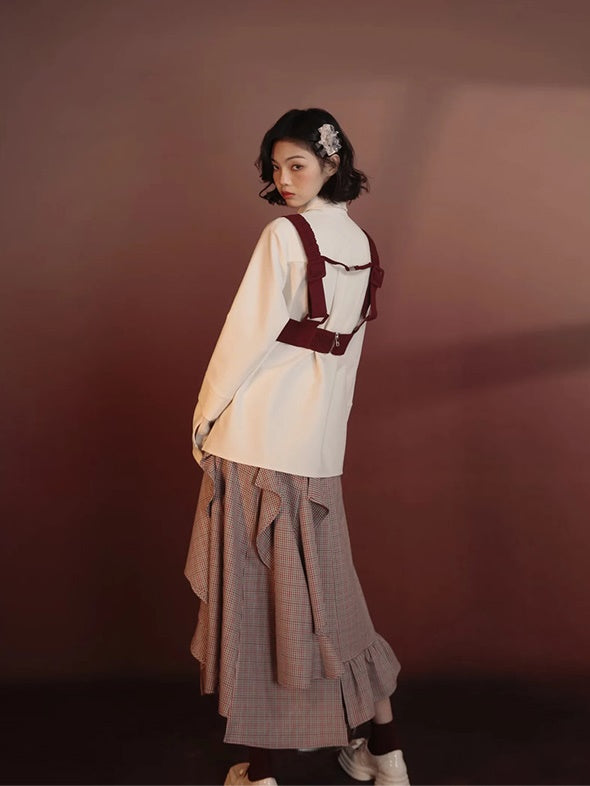 Shawl&Shirt Layered Nichi Set-up
