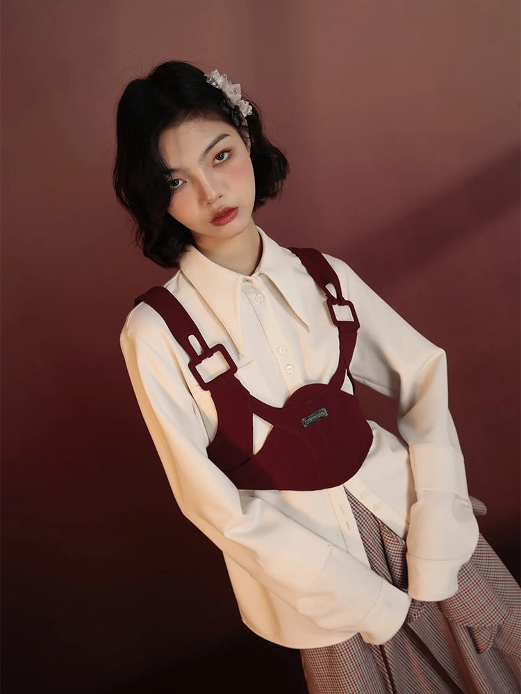 Shawl&Shirt Layered Nichi Set-up