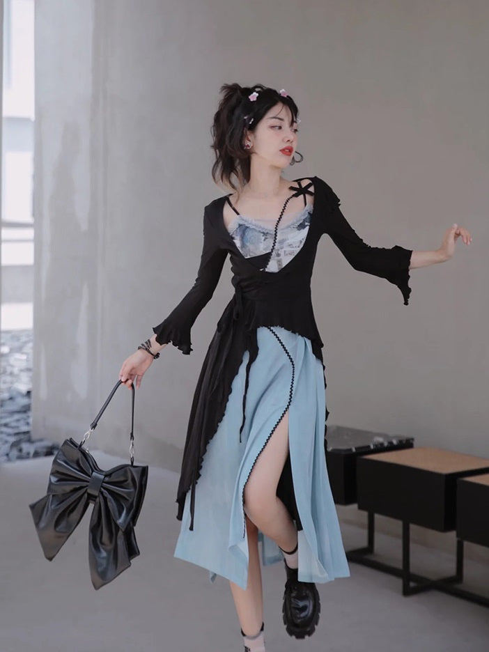 Sheer Irregular Nichi Cardigan
