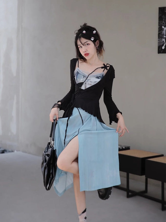 Sheer Irregular Nichi Cardigan