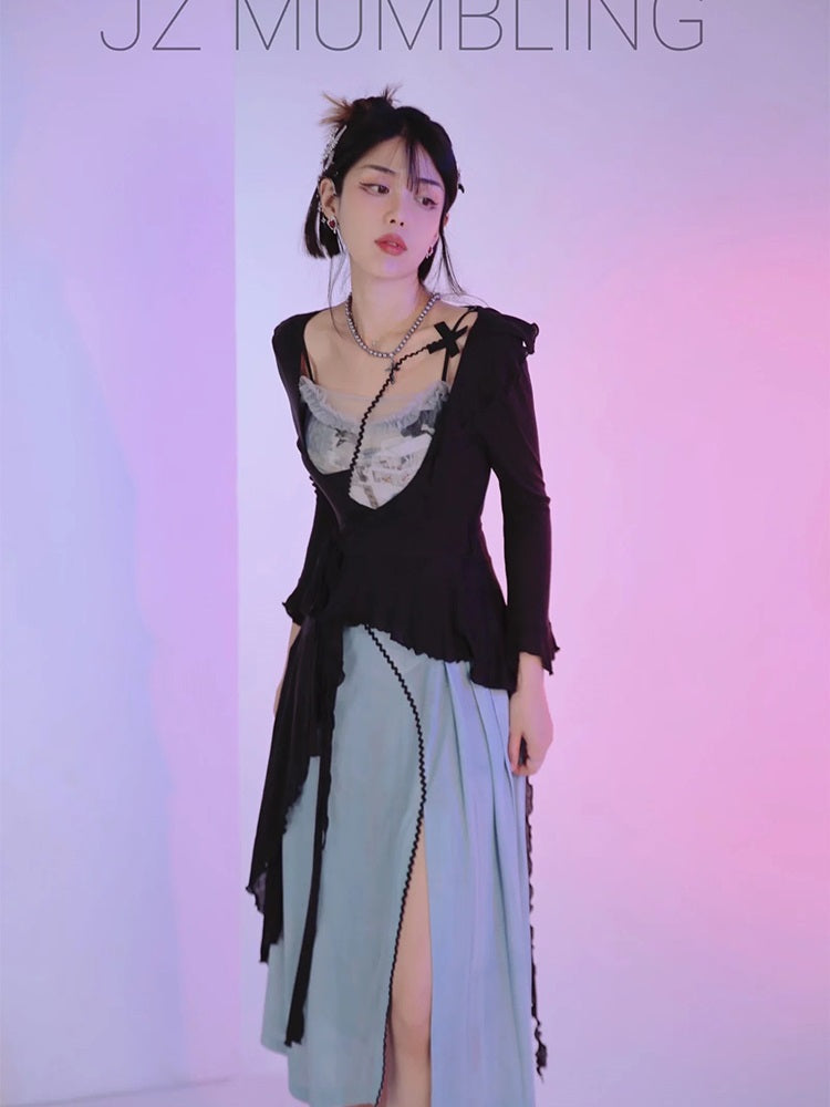 Sheer Irregular Nichi Cardigan