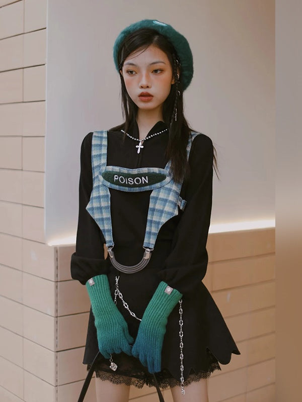 Cropped Hoodie Casual Knit