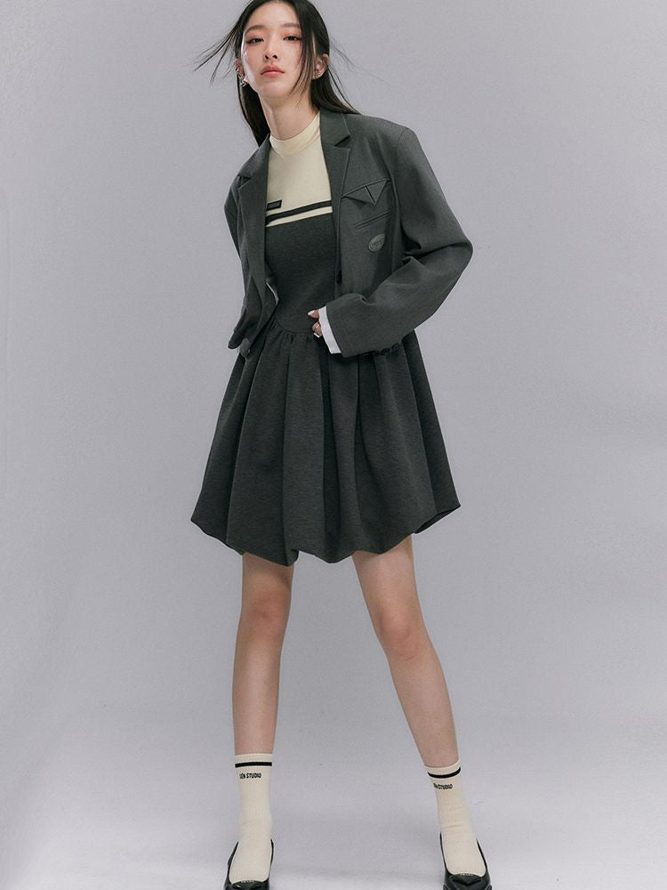Slim Fluffily Sporty Casual One-piece