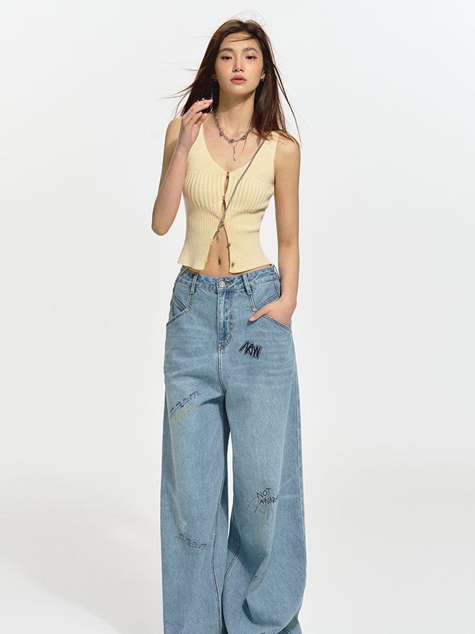 Sleeveless Thin Tight Summer-Knit