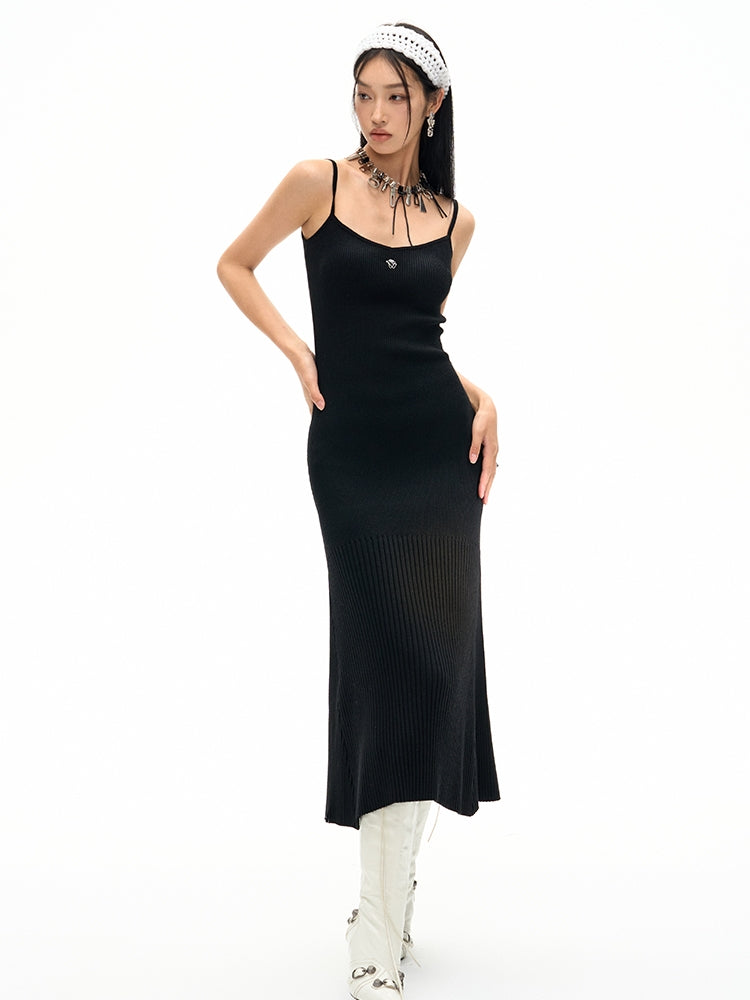 Summer-Knit Mermaid Tight Vivid Cardigan&One-Piece