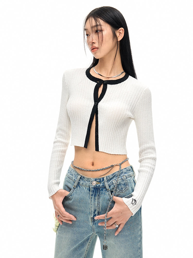 Summer-Knit Mermaid Tight Chic Cardigan&One-Piece