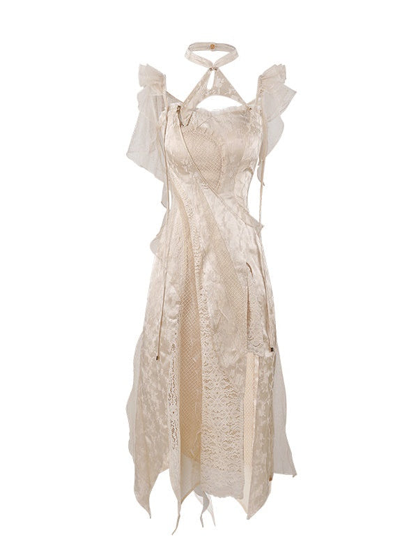 Lace Stitch Fairy Dress & Sunscreen Top