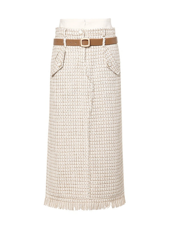 Tweed Short Jacket & Skirt