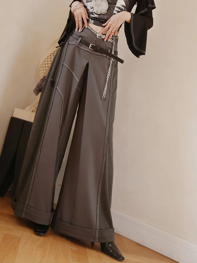 High Waist Wide Leg Pants