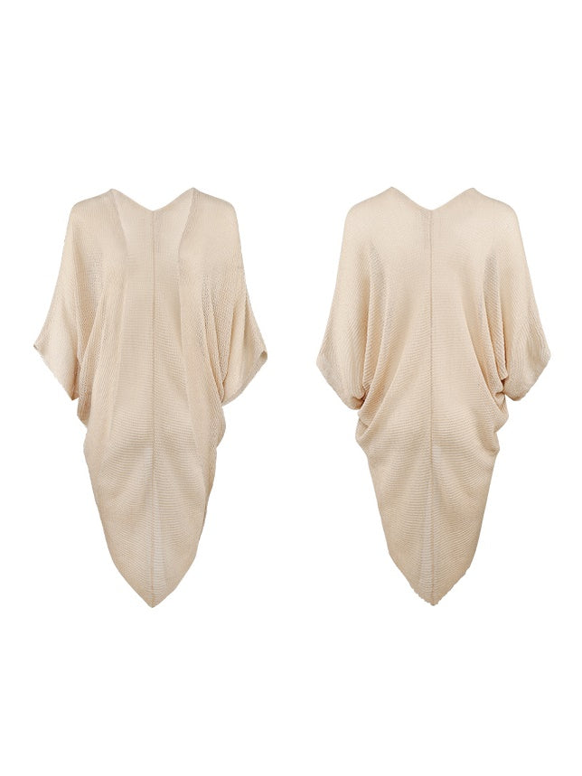 Knitted Sunscreen Long Cardigan