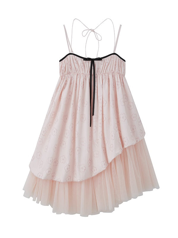 Flower Bud Slip Tutu One-piece