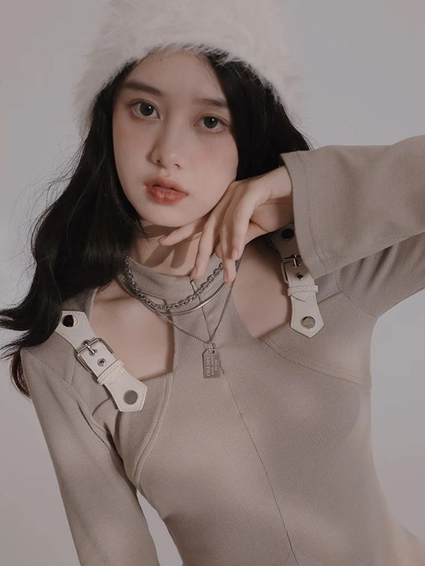 Hollow Knitted Top