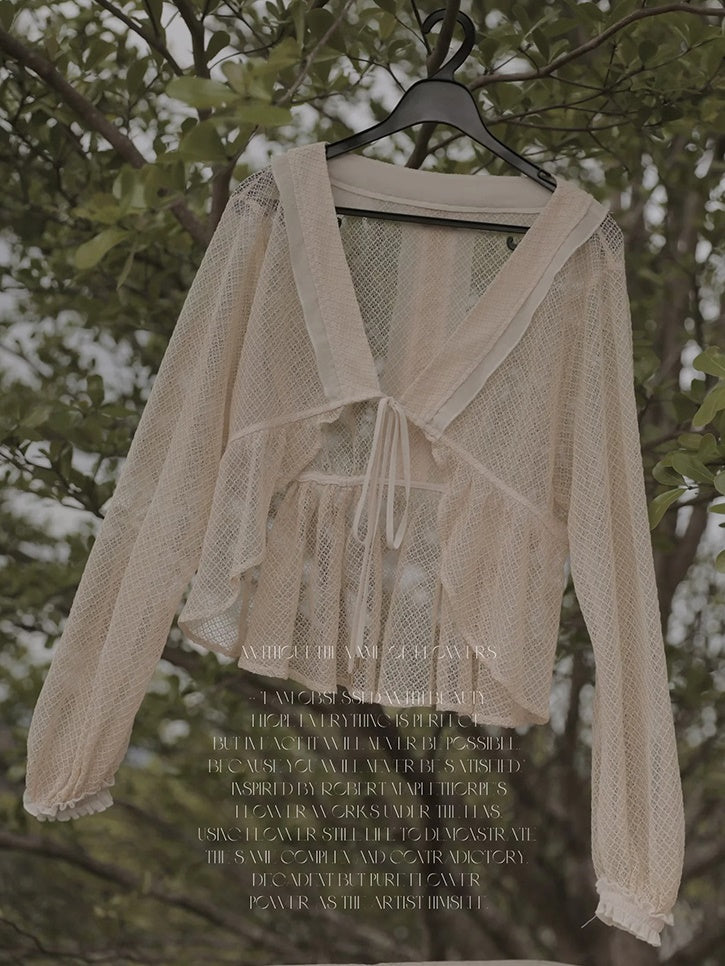 Lace Stitch Fairy Dress & Sunscreen Top
