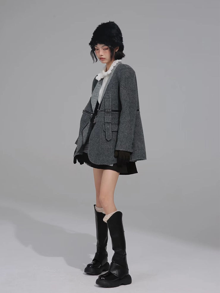 Double-faced Woolen Coat