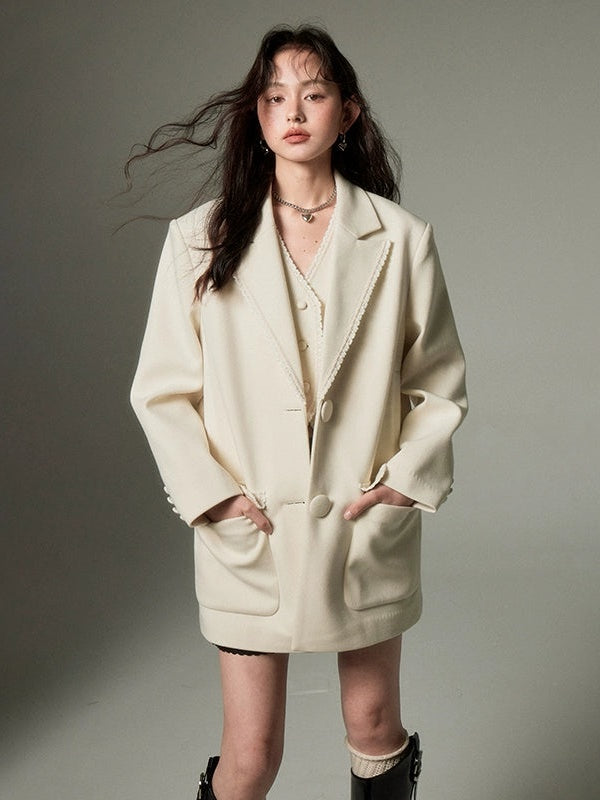 Classical Design Jacket & Vest Set-up