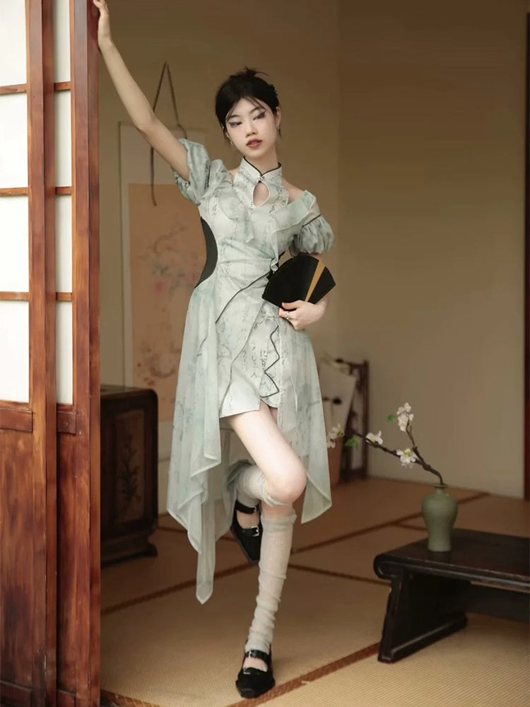 Chinese Fairy Printed Dress