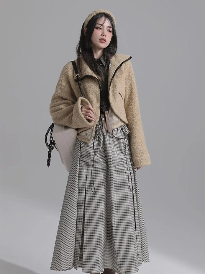 2Way Circle Wool Jacket