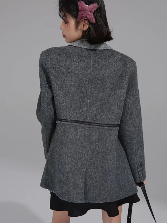 Double-faced Woolen Coat