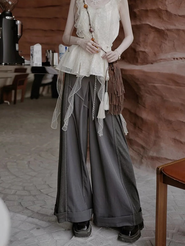 High Waist Wide Leg Pants