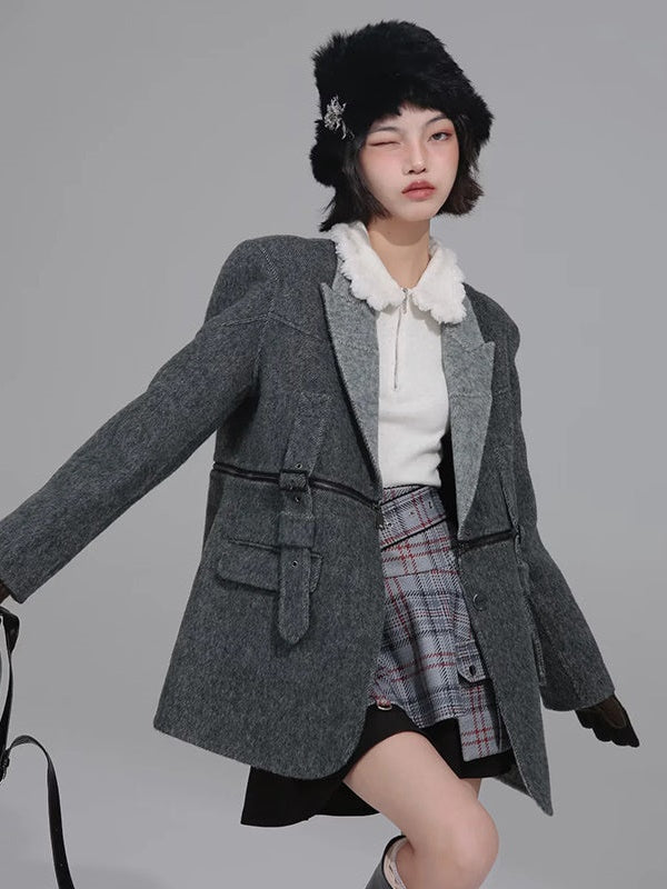 Double-faced Woolen Coat