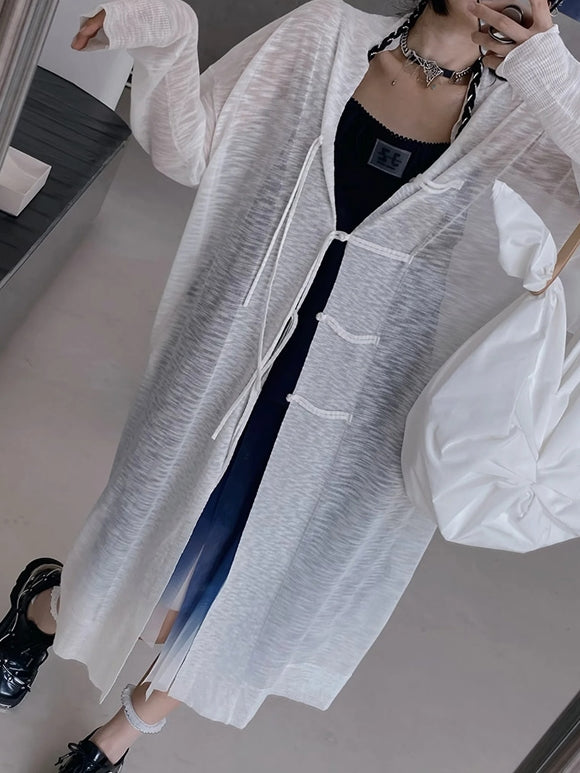 Knit Long Sunscreen Cardigan