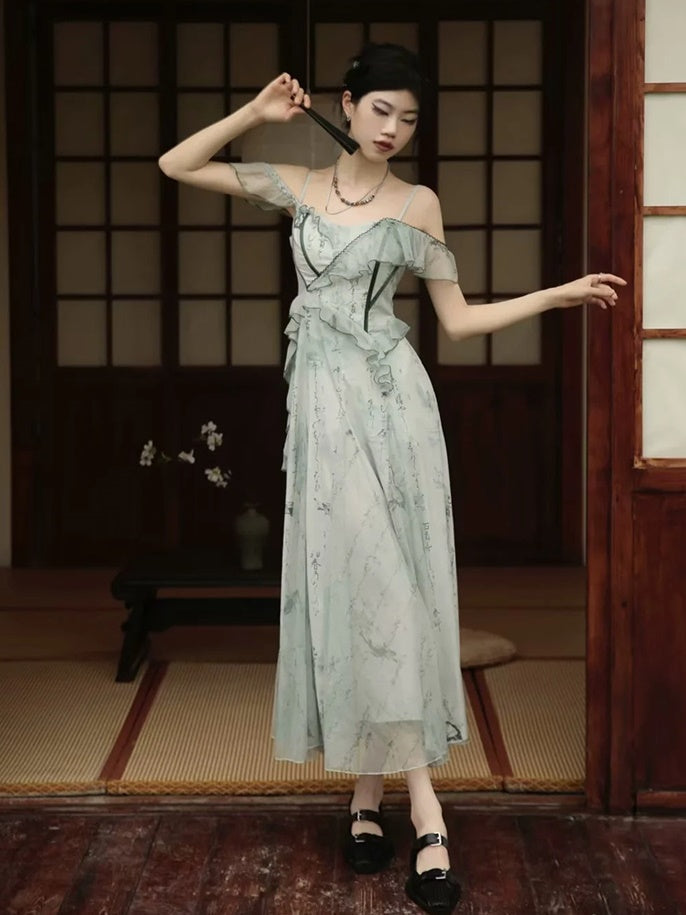 Chinese Fairy Printed Dress