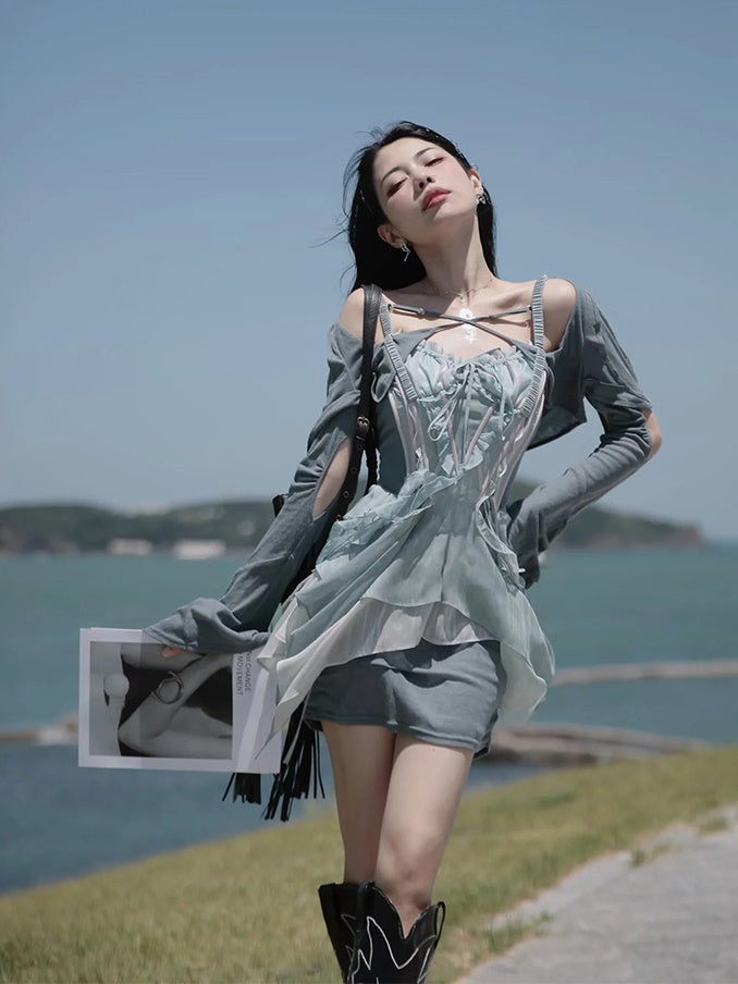Heavy Industry Symphony Dress & Removable Sunscreen