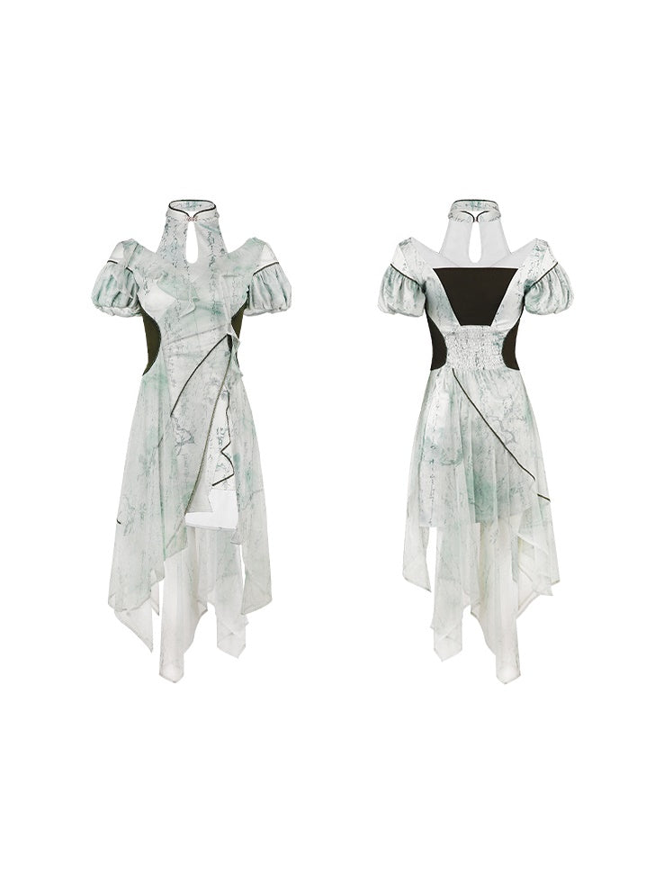 Chinese Fairy Printed Dress