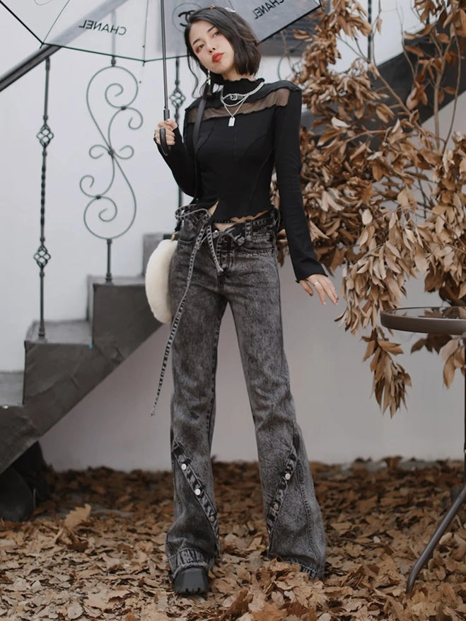 Hollow Knit Sweater