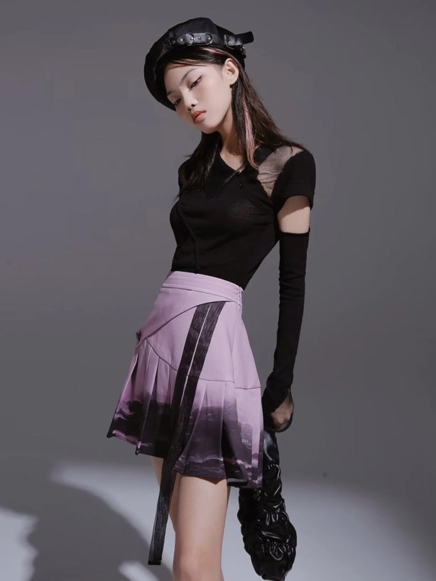 Sleeve Knit Sweater