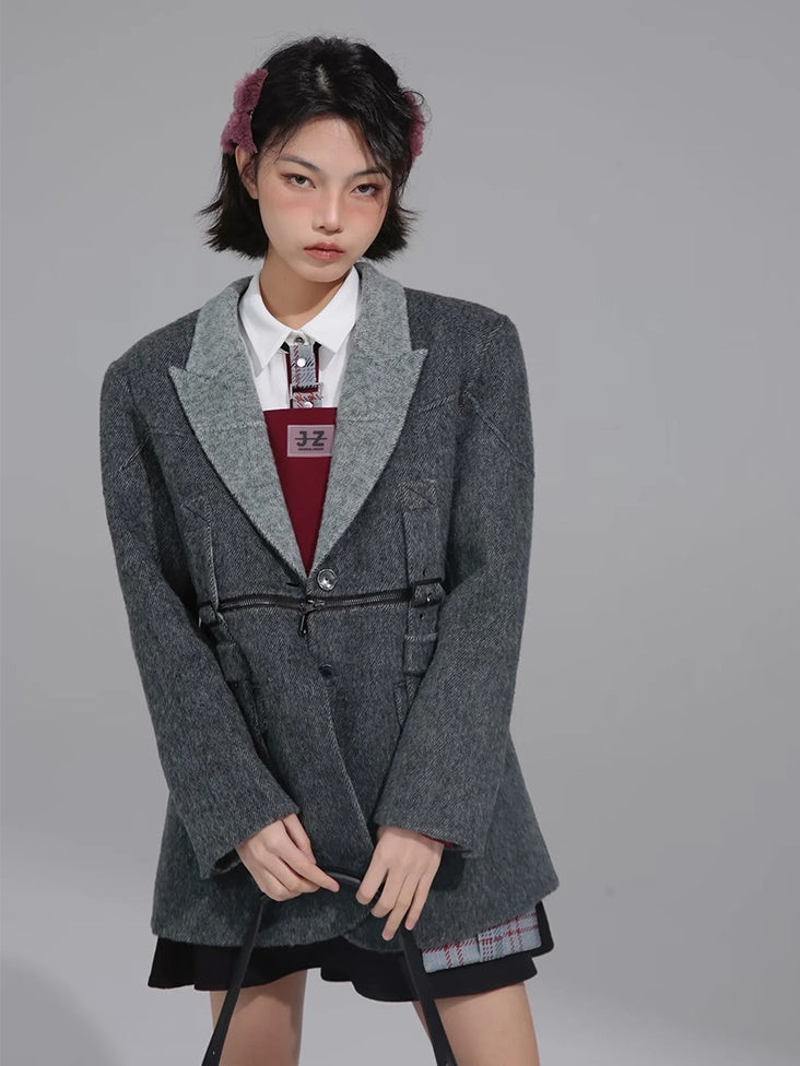 Double-faced Woolen Coat