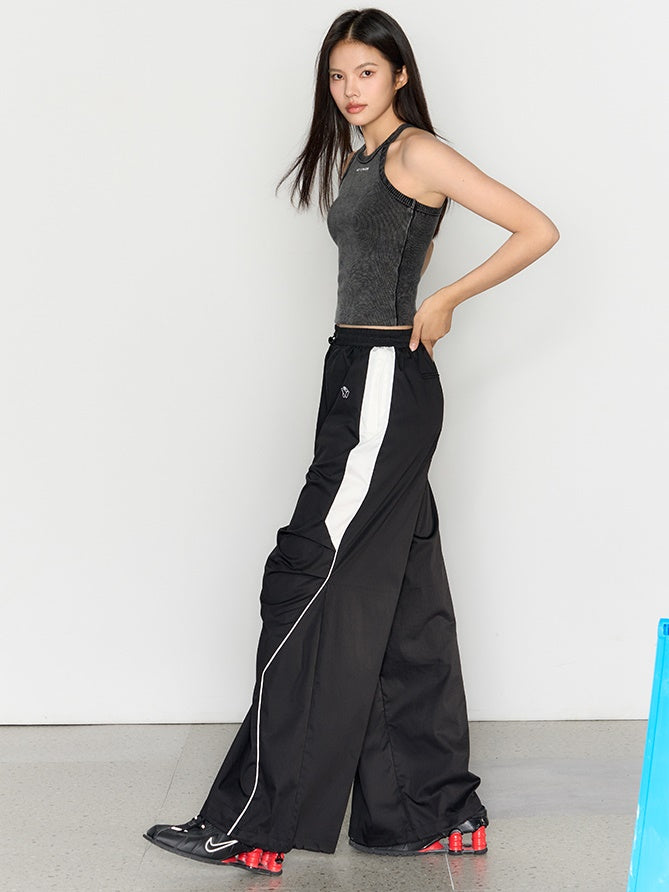 High Waist Sports Wide Leg Pants