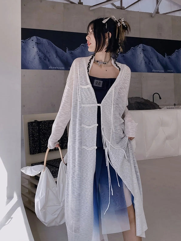 Knit Long Sunscreen Cardigan