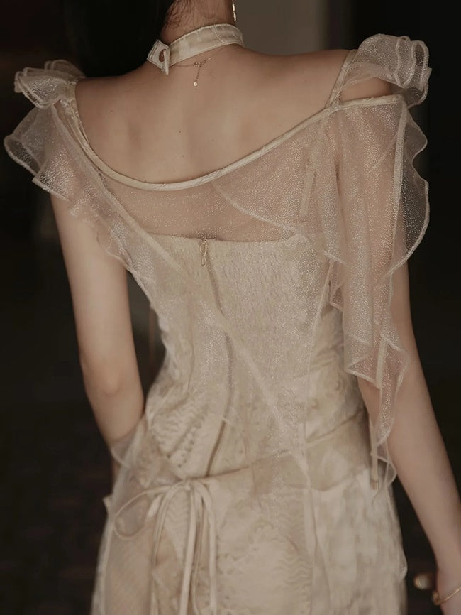 Lace Stitch Fairy Dress & Sunscreen Top