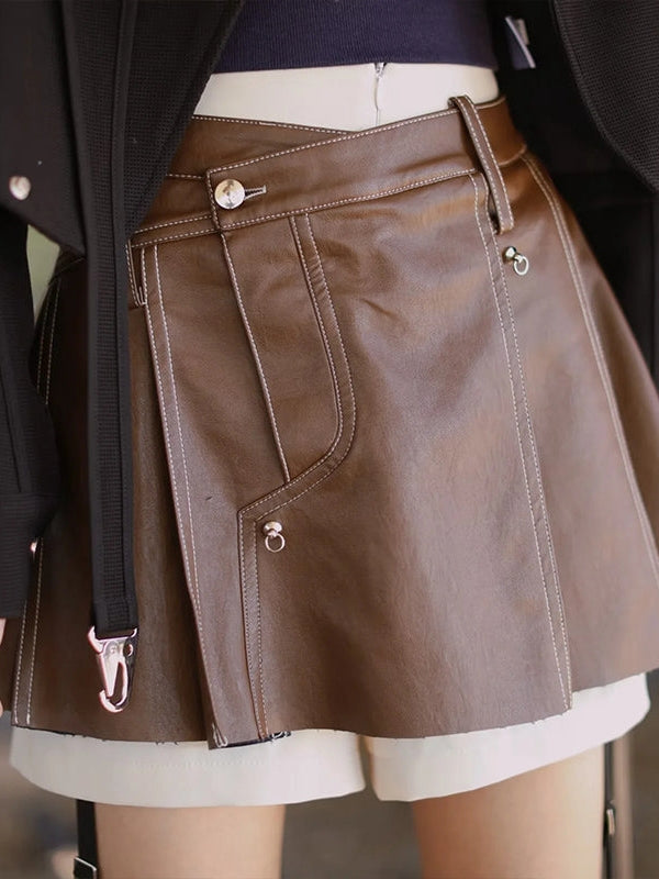 British Style Suit Jacket & Shirt & Culottes