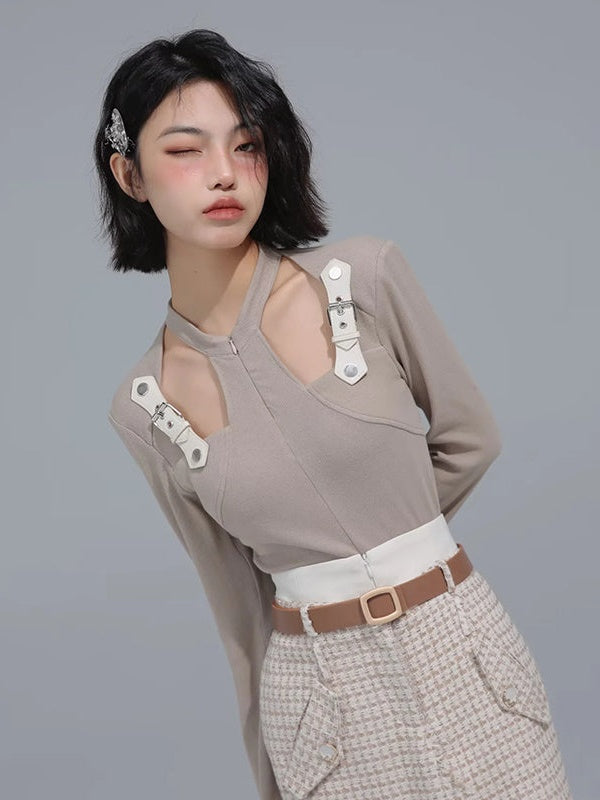 Hollow Knitted Top