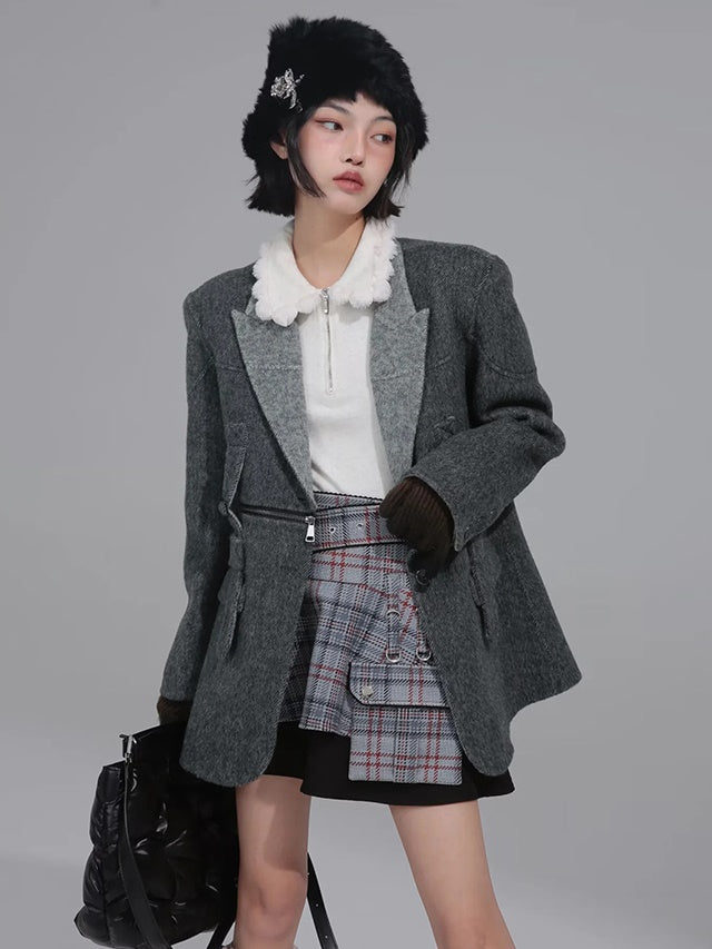 Double-faced Woolen Coat
