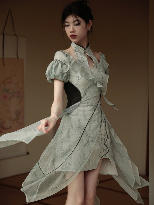 Chinese Fairy Printed Dress