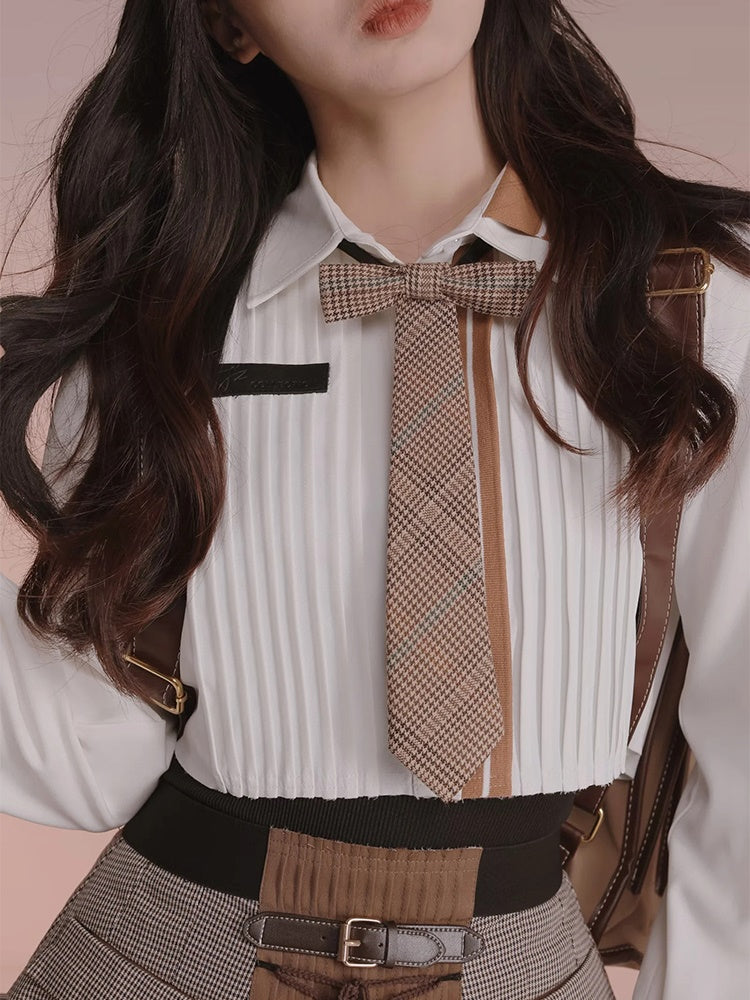 All-in-one Tops & Short Shirts Set