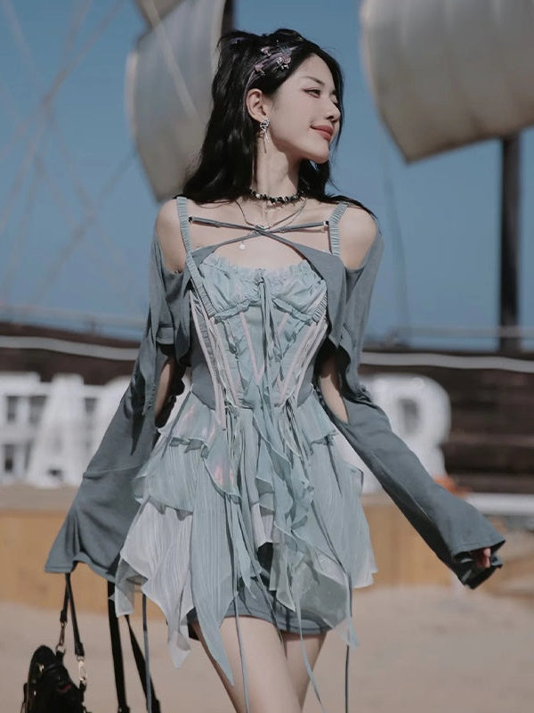 Heavy Industry Symphony Dress & Removable Sunscreen