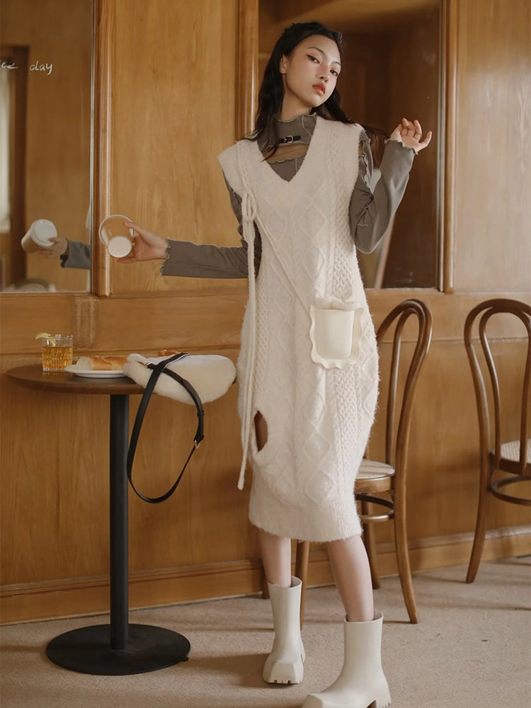 Hollow Knit Sweater