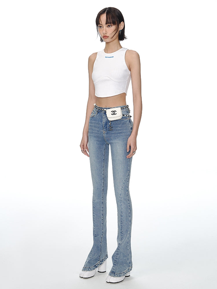High-elastic Micro-horse Trousers