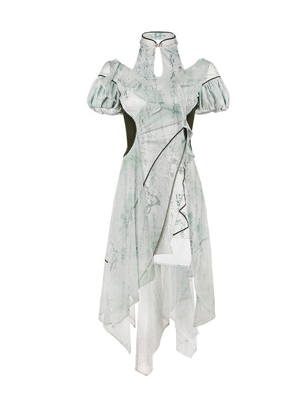 Chinese Fairy Printed Dress